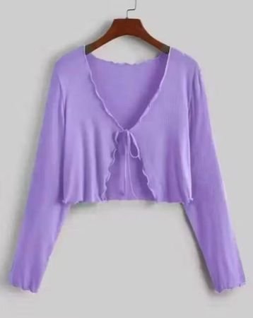 Women Stylish Full Sleeve Crop Shrug