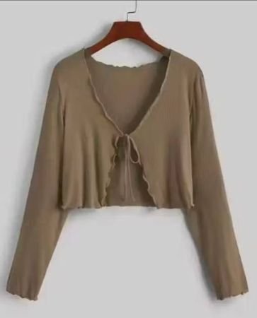 Women Stylish Full Sleeve Crop Shrug