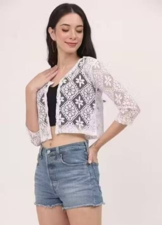 Fancy Designer Women Capes Net Shrugs