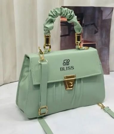 Graceful Stylish Slingbags Luxury High Quality PU Leather Women Shoulder Bag (Green)