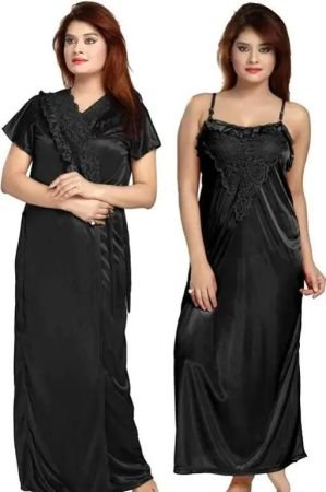 Ovida Women Nighty Pack Of 2 Set