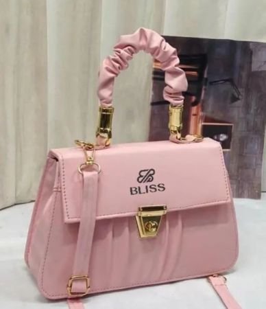 Graceful Stylish Slingbags Luxury High Quality PU Leather Women Shoulder Bag (Pink)