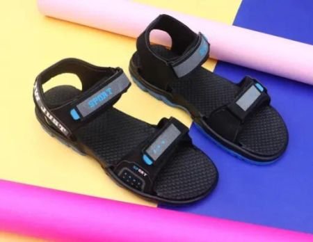 XDOX Men Black Sandal